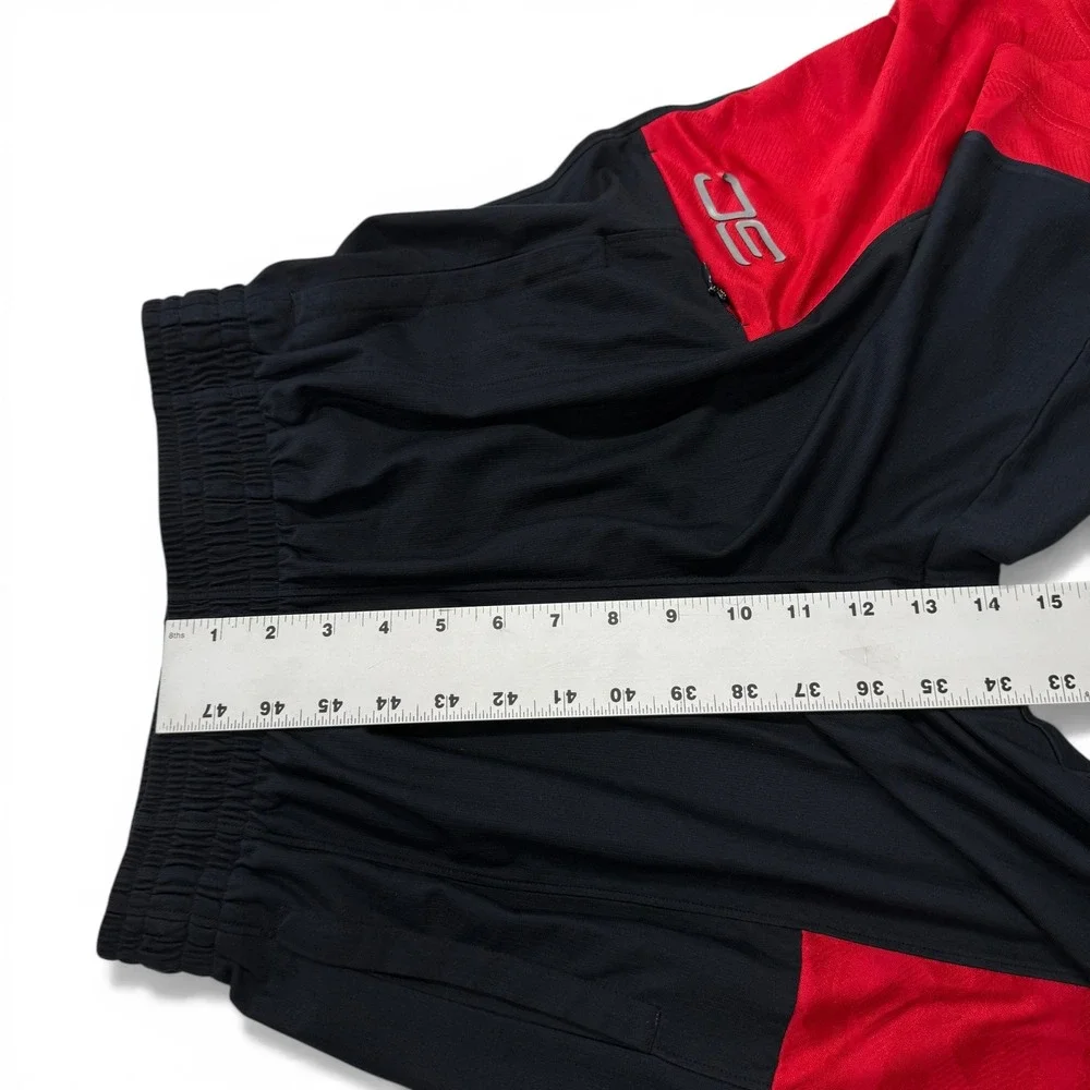 Under Armour Kids SC30 Stephen‎ Curry Basketball Shorts Black Red Small S